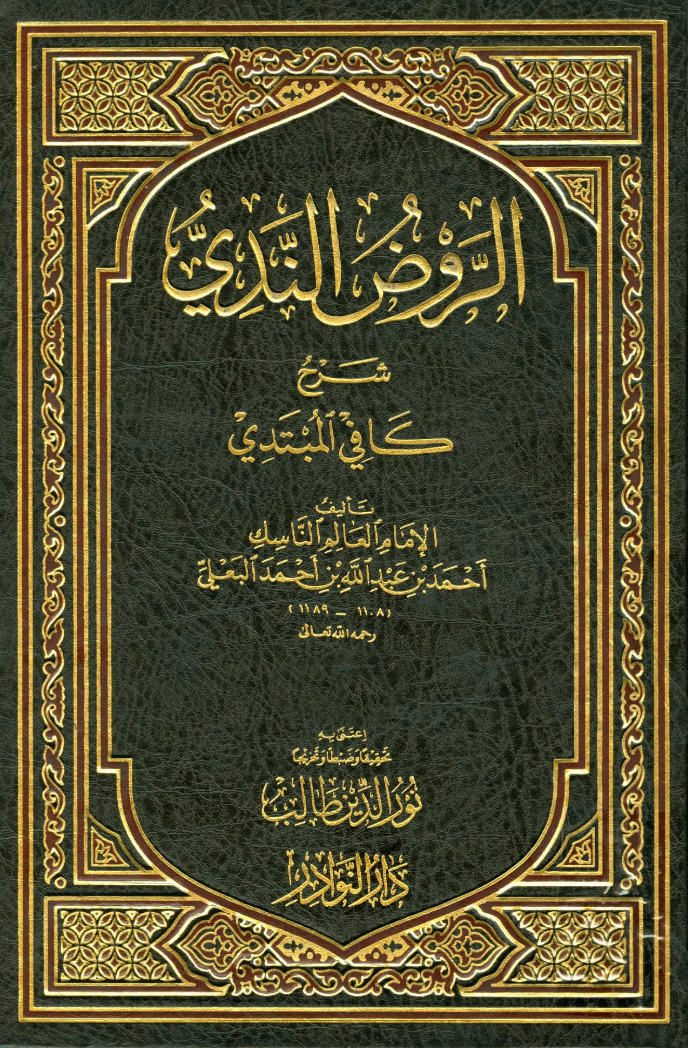 كتاب الروض الندي شرح كافي المبتدي لأحمد بن عبد الله بن أحمد البعلي PDF
